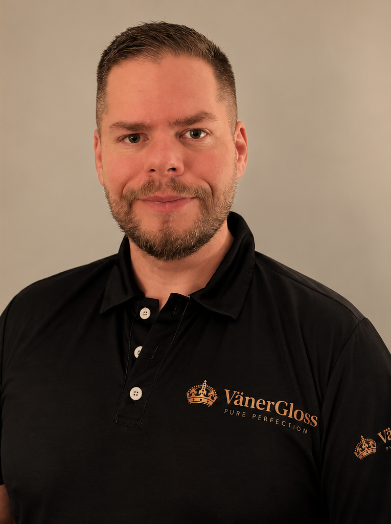 Johan, delägare i VänerGloss